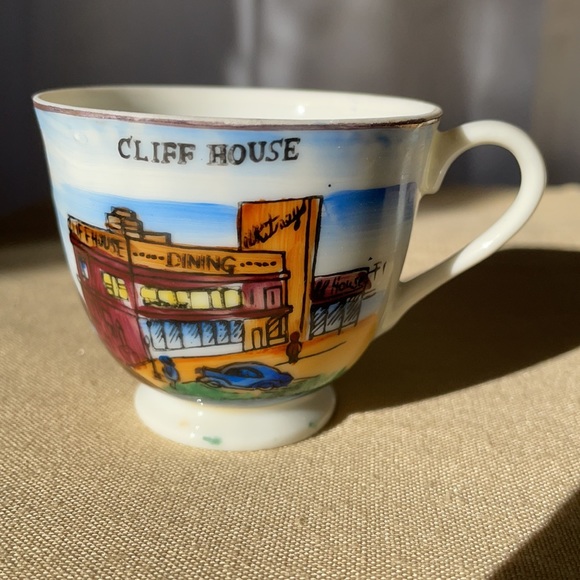 Cliff House teacup and saucer from 1950’s - Picture 3 of 8